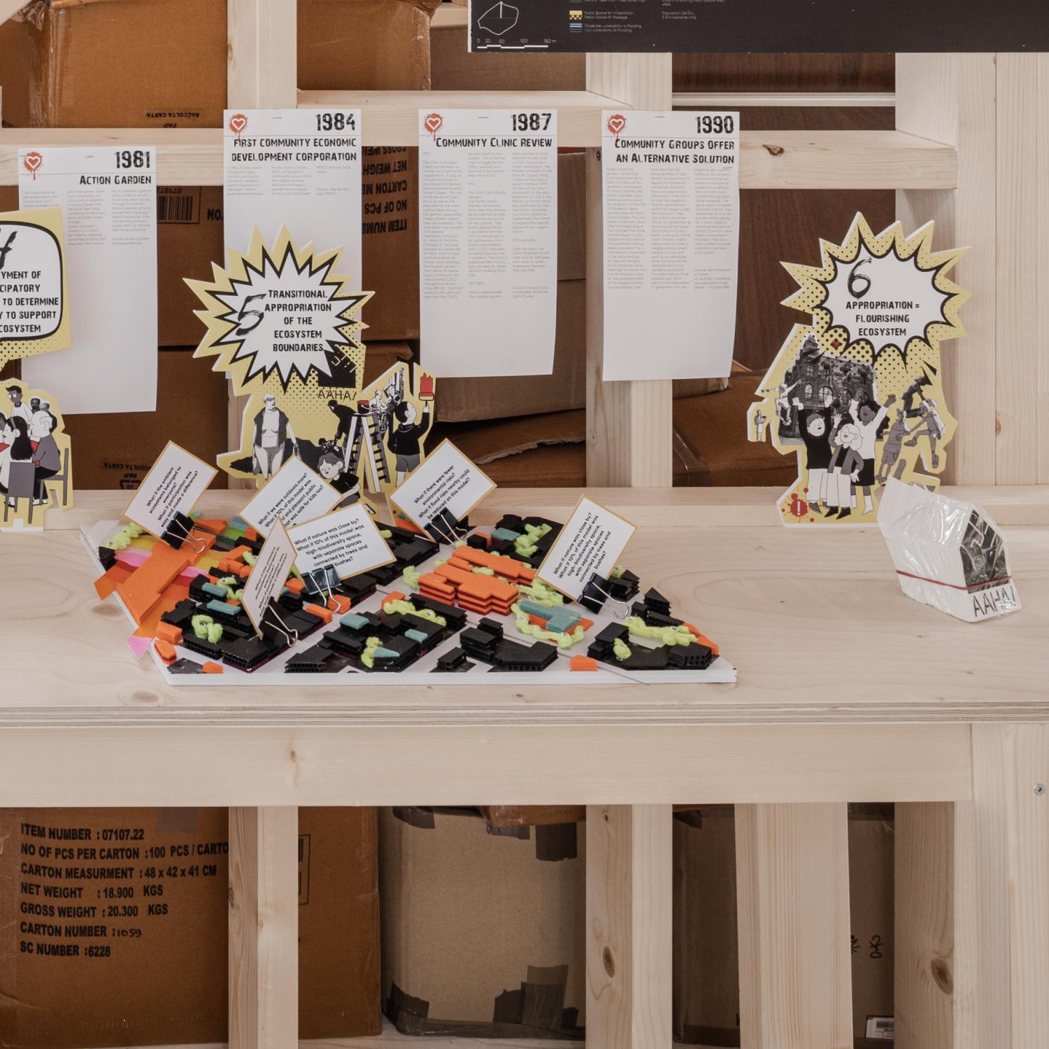 Image of interactive physical model in pavilion